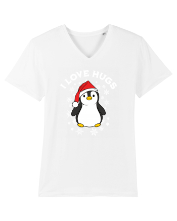 amuzant de Craciun - I love hugs  White