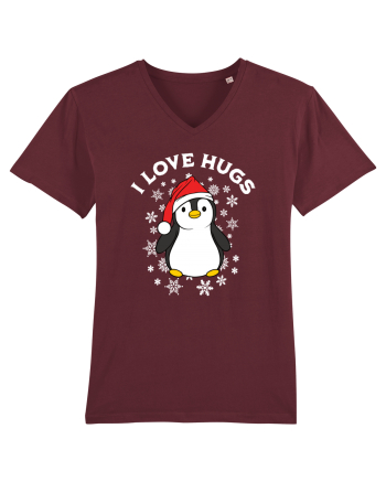 amuzant de Craciun - I love hugs  Burgundy