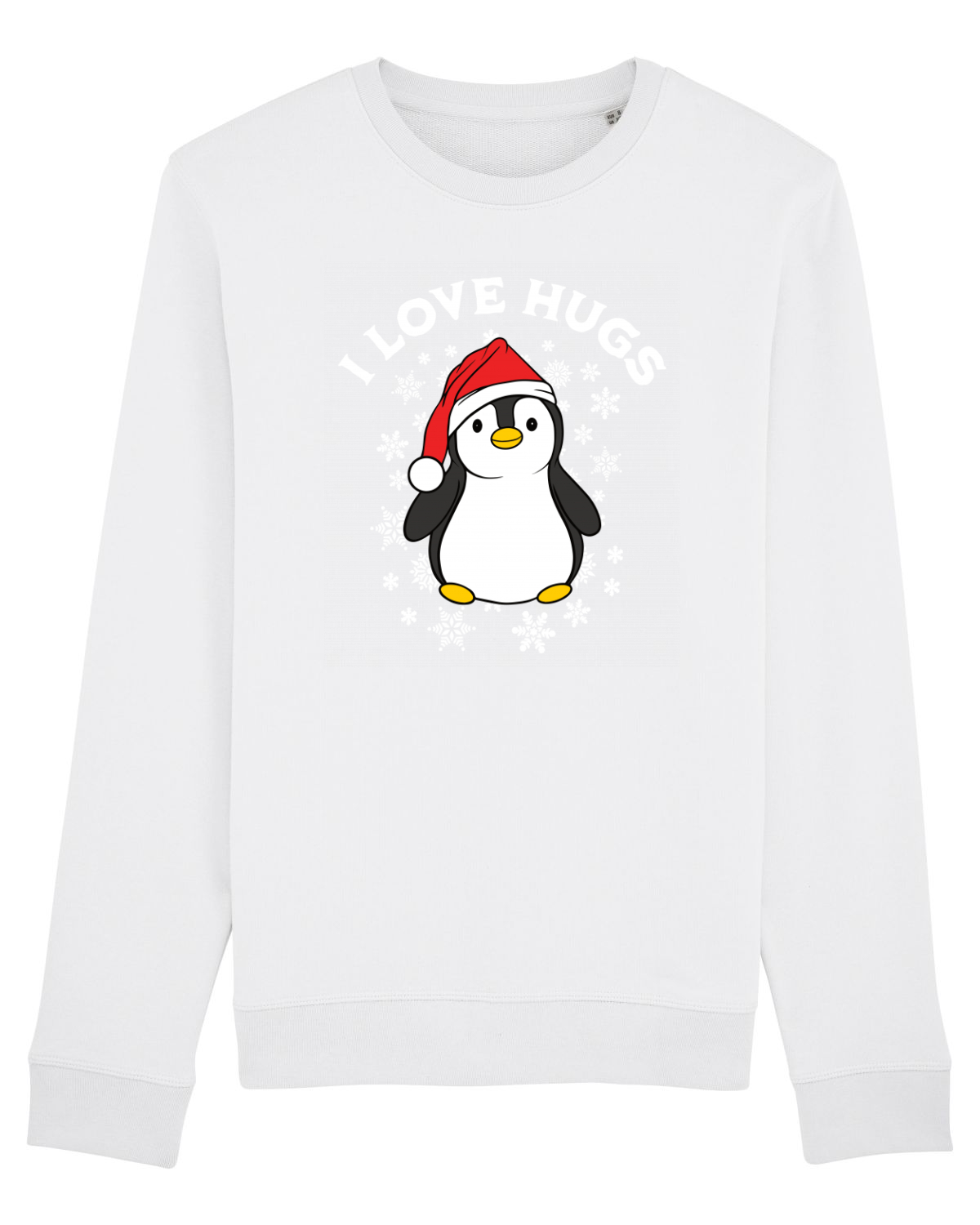 Bluză mânecă lungă Unisex Rise White