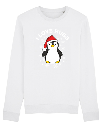 amuzant de Craciun - I love hugs  White