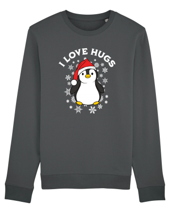 amuzant de Craciun - I love hugs  Anthracite
