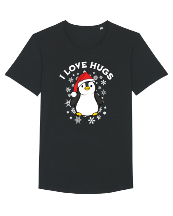 amuzant de Craciun - I love hugs  Black