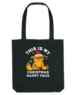This is my Christmas happy face  Sacoșă textilă