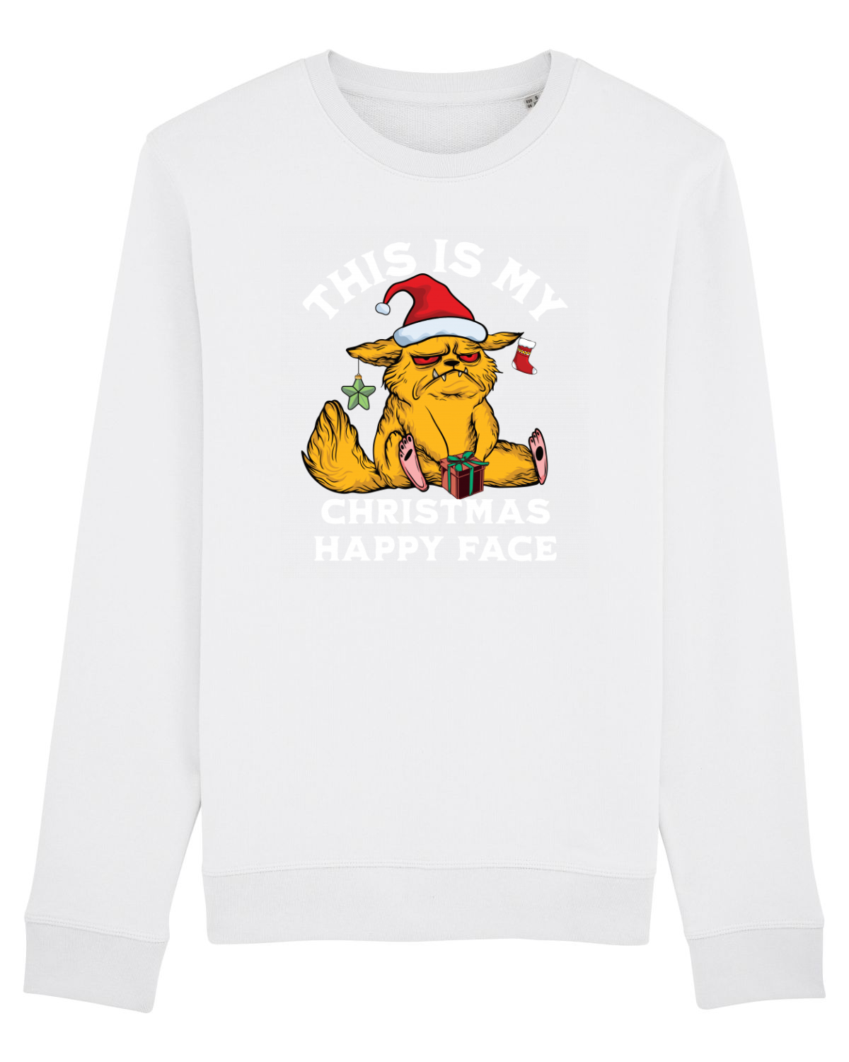 Bluză mânecă lungă Unisex Rise White