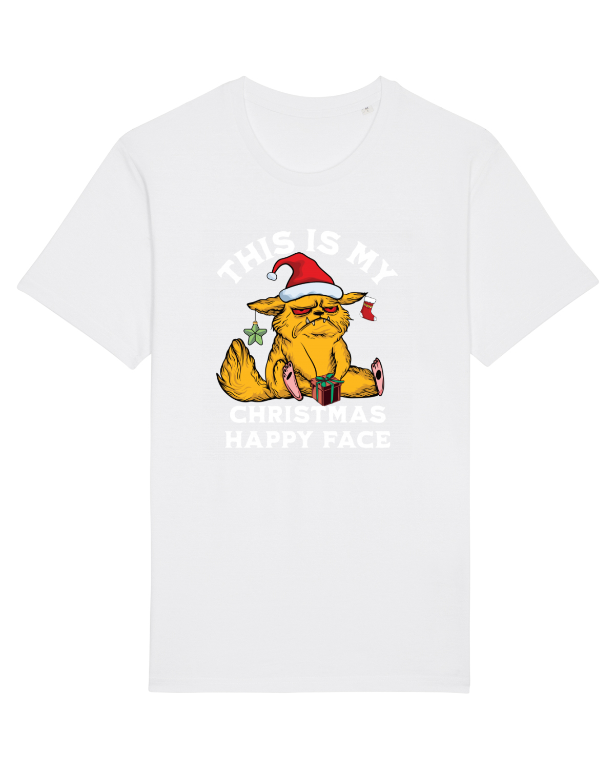 Tricou mânecă scurtă Unisex Rocker White