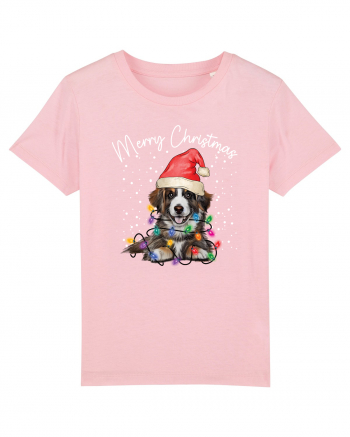 de Craciun cu luminite - Border Collie Cotton Pink