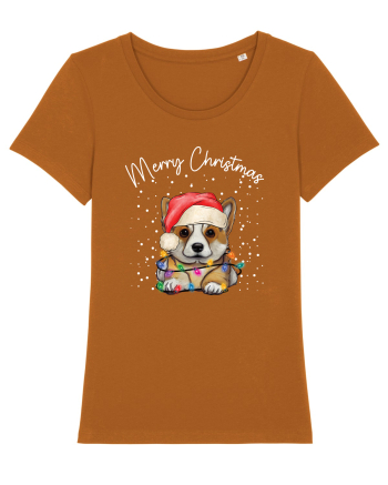 de Craciun cu luminite - Corgi Roasted Orange