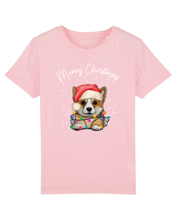 de Craciun cu luminite - Corgi Cotton Pink