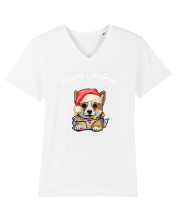 de Craciun cu luminite - Corgi White