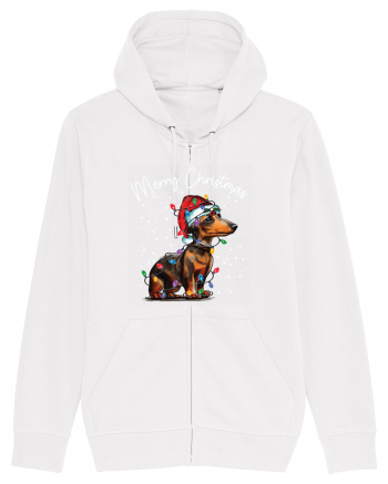 de Craciun cu luminite - Dachshund White