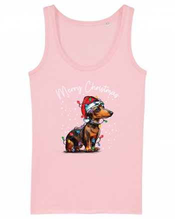 de Craciun cu luminite - Dachshund Cotton Pink