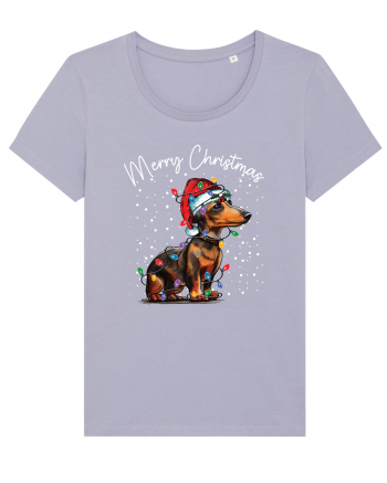 de Craciun cu luminite - Dachshund Lavender