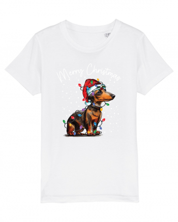 de Craciun cu luminite - Dachshund White