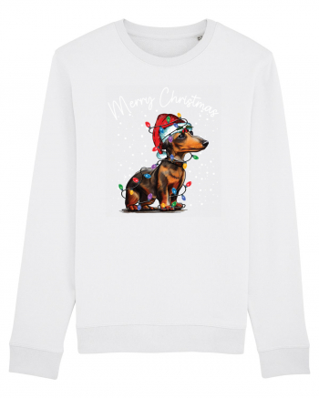 de Craciun cu luminite - Dachshund White