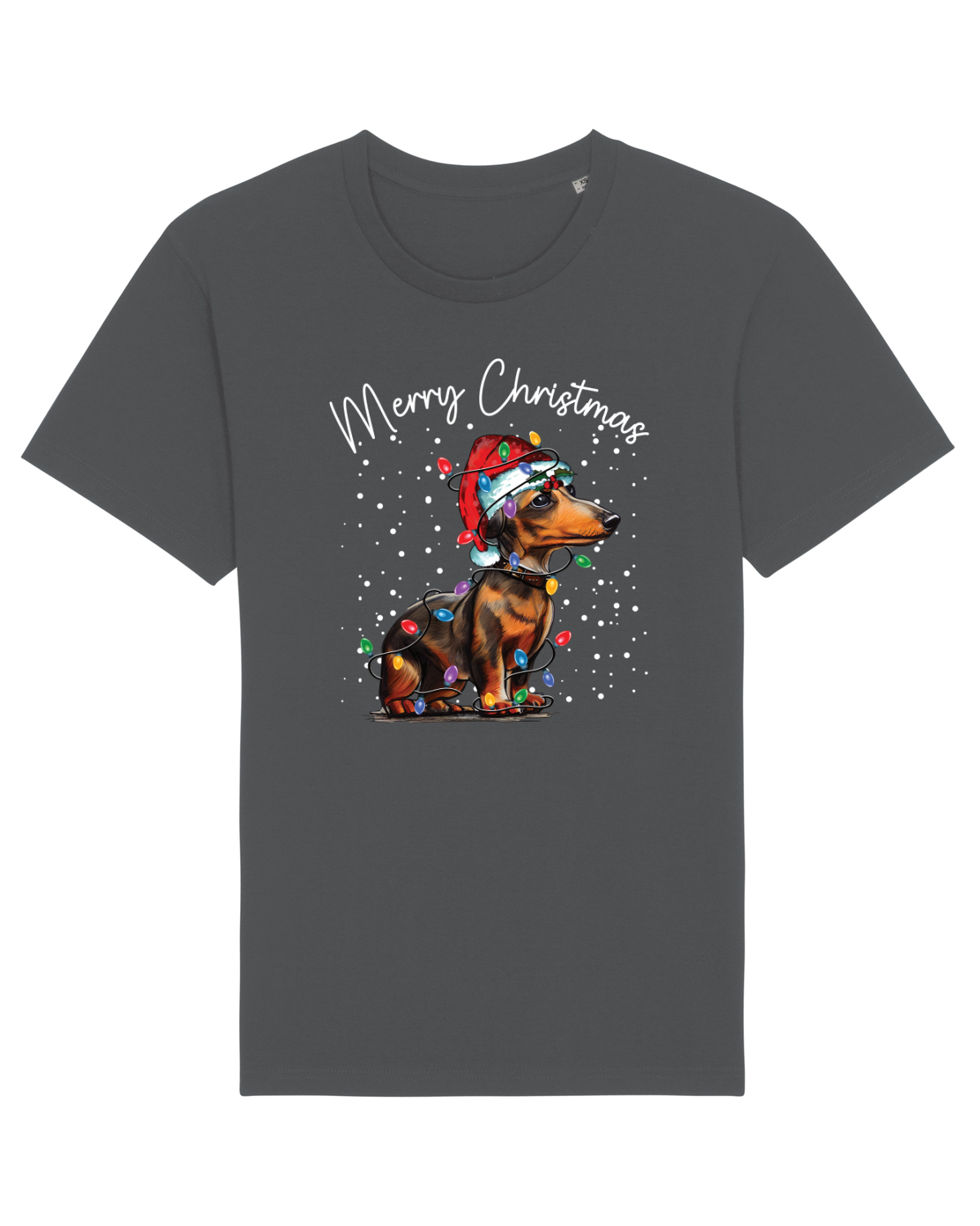 Tricou mânecă scurtă Unisex Rocker Anthracite