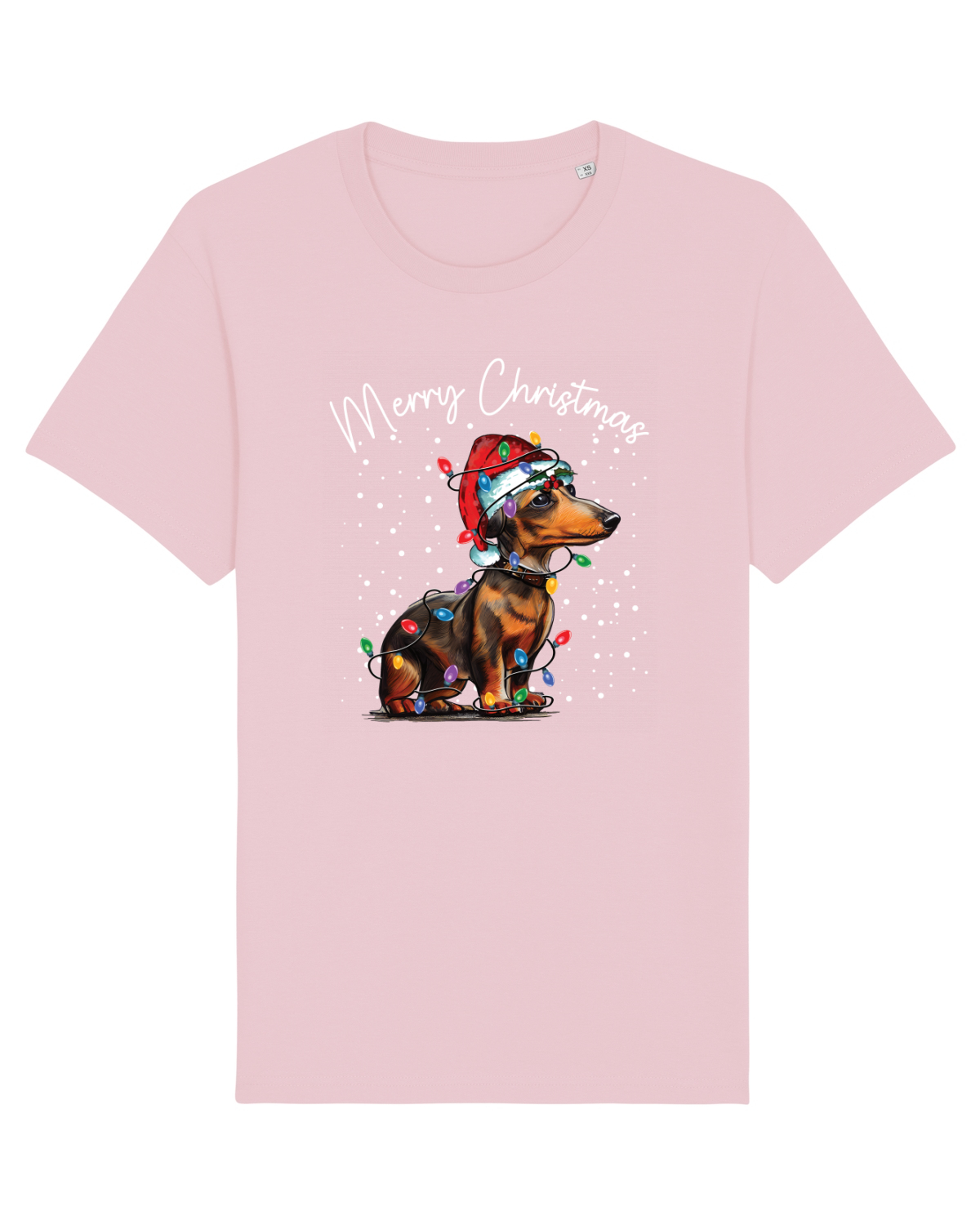 Tricou mânecă scurtă Unisex Rocker Cotton Pink