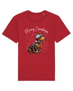 de Craciun cu luminite - Dachshund Tricou mânecă scurtă Unisex Rocker
