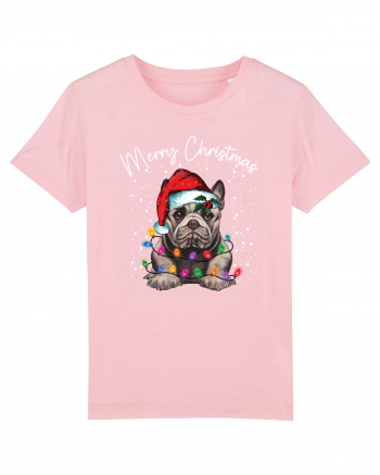 de Craciun cu luminite - English Bulldog Cotton Pink