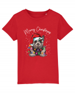 de Craciun cu luminite - English Bulldog Tricou mânecă scurtă  Copii Mini Creator