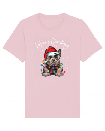 de Craciun cu luminite - English Bulldog Cotton Pink