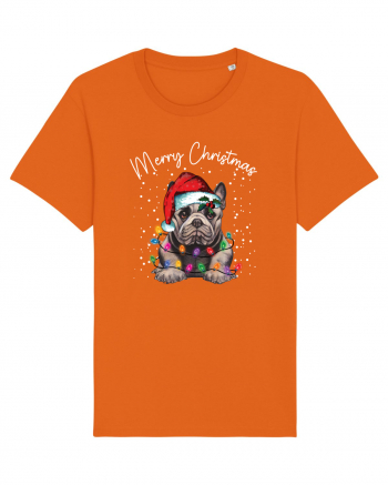 de Craciun cu luminite - English Bulldog Bright Orange