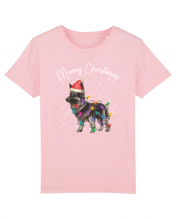 de Craciun cu luminite - German Shepherd Cotton Pink