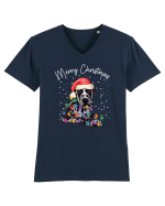 de Craciun cu luminite - Great Dane Tricou mânecă scurtă guler V Bărbat Presenter