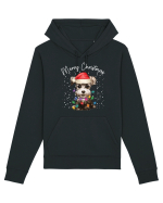 de Craciun cu luminite - Miniature Schnauzer Hanorac Unisex Drummer