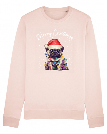 de Craciun cu luminite - Pug Candy Pink