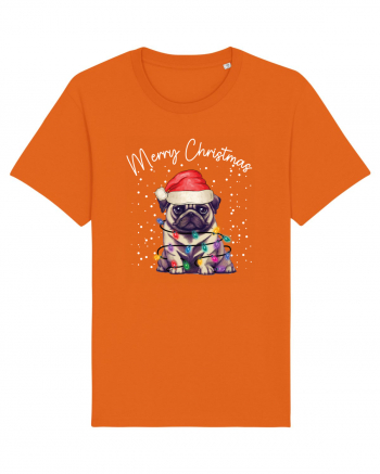 de Craciun cu luminite - Pug Bright Orange