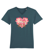 Cuplu de gnomi Tricou mânecă scurtă guler V Bărbat Presenter