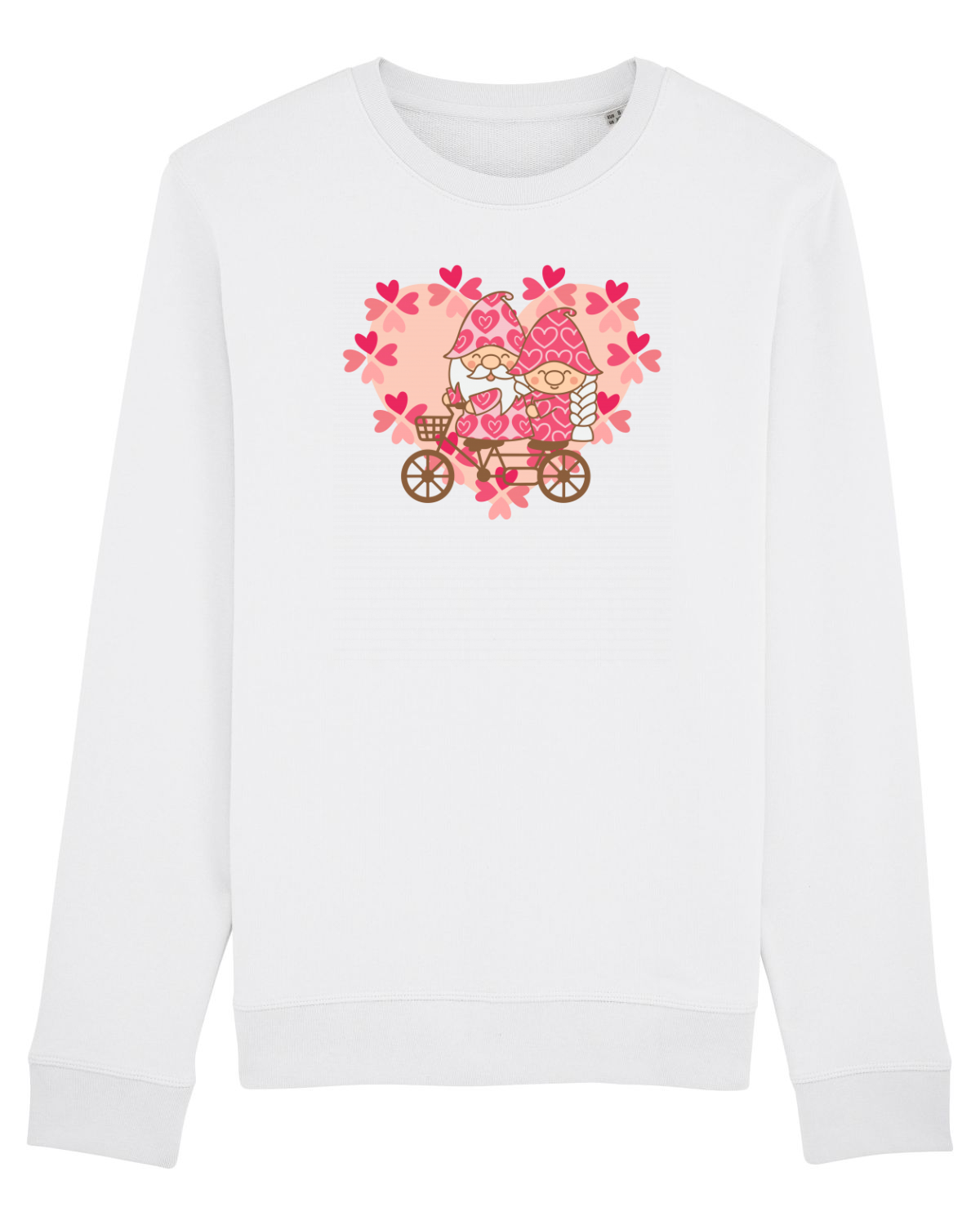 Bluză mânecă lungă Unisex Rise White