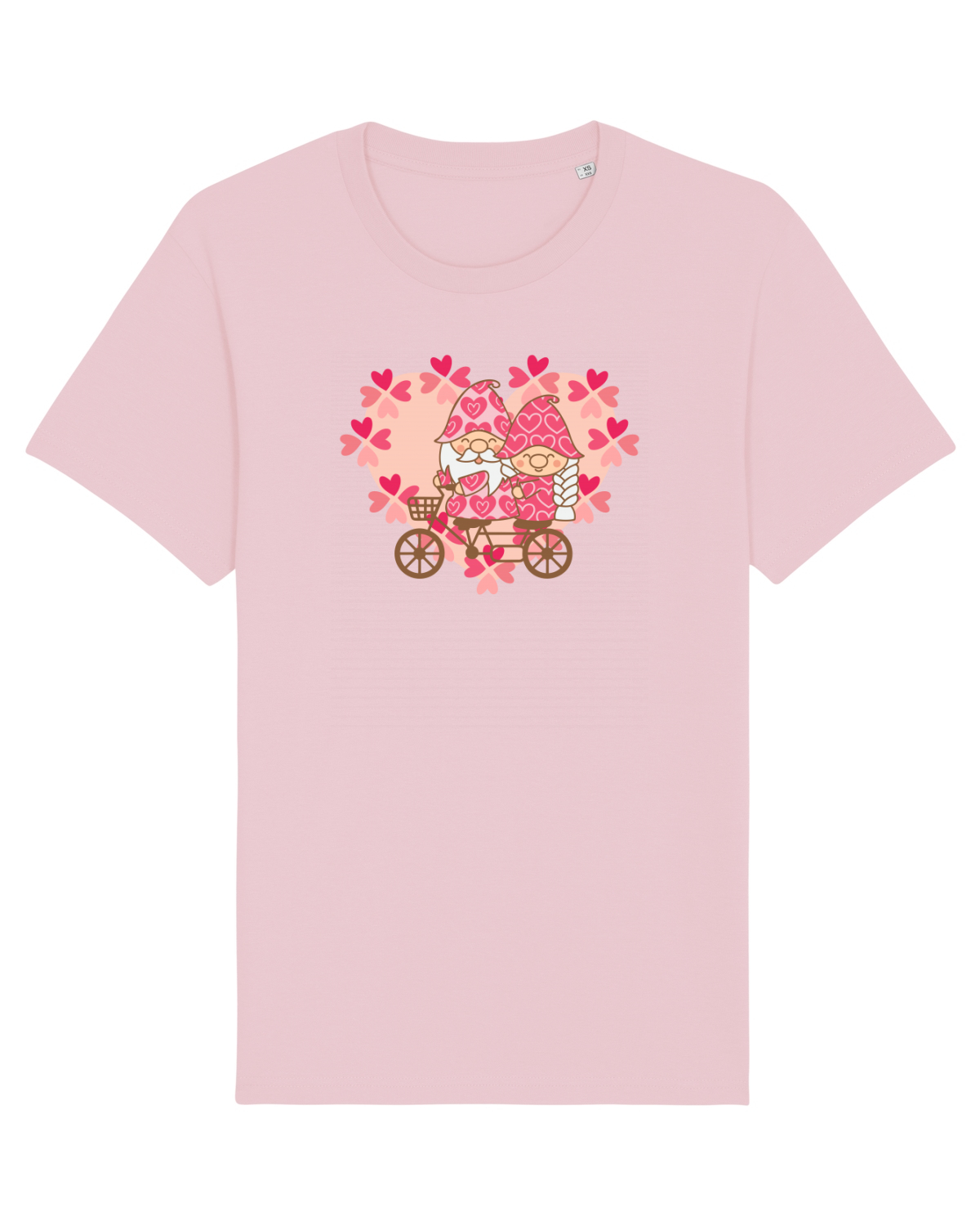 Tricou mânecă scurtă Unisex Rocker Cotton Pink