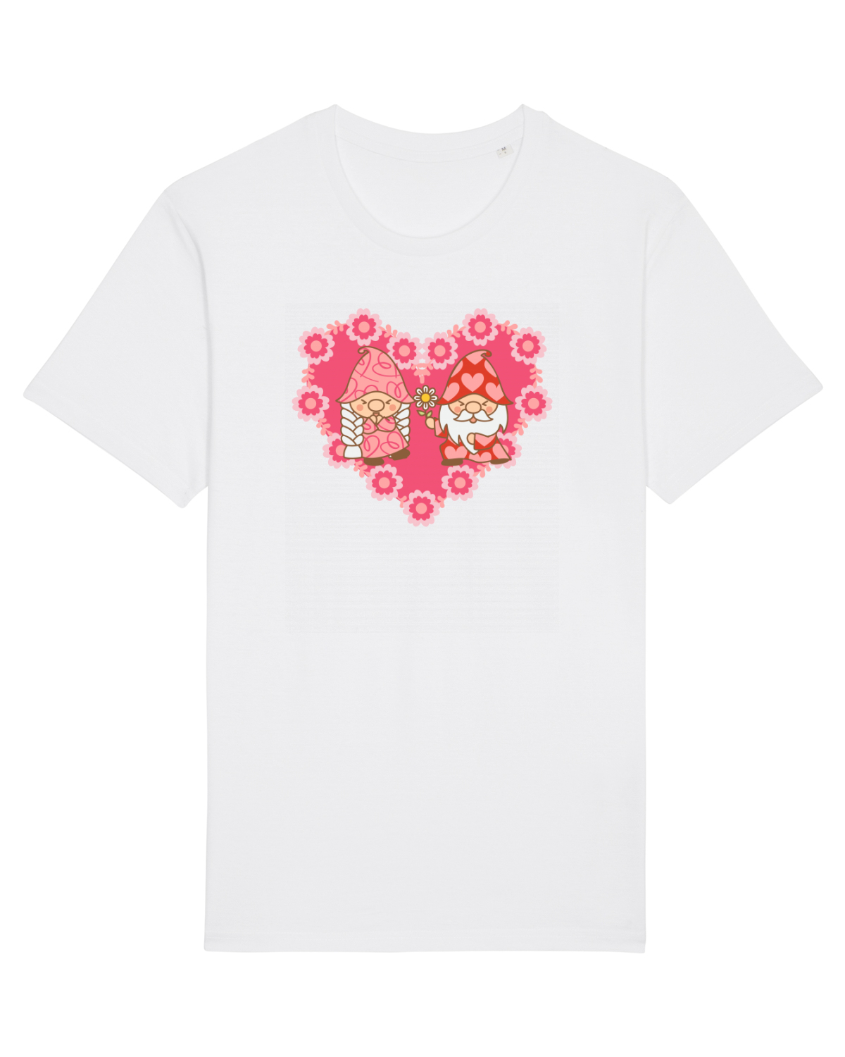 Tricou mânecă scurtă Unisex Rocker White