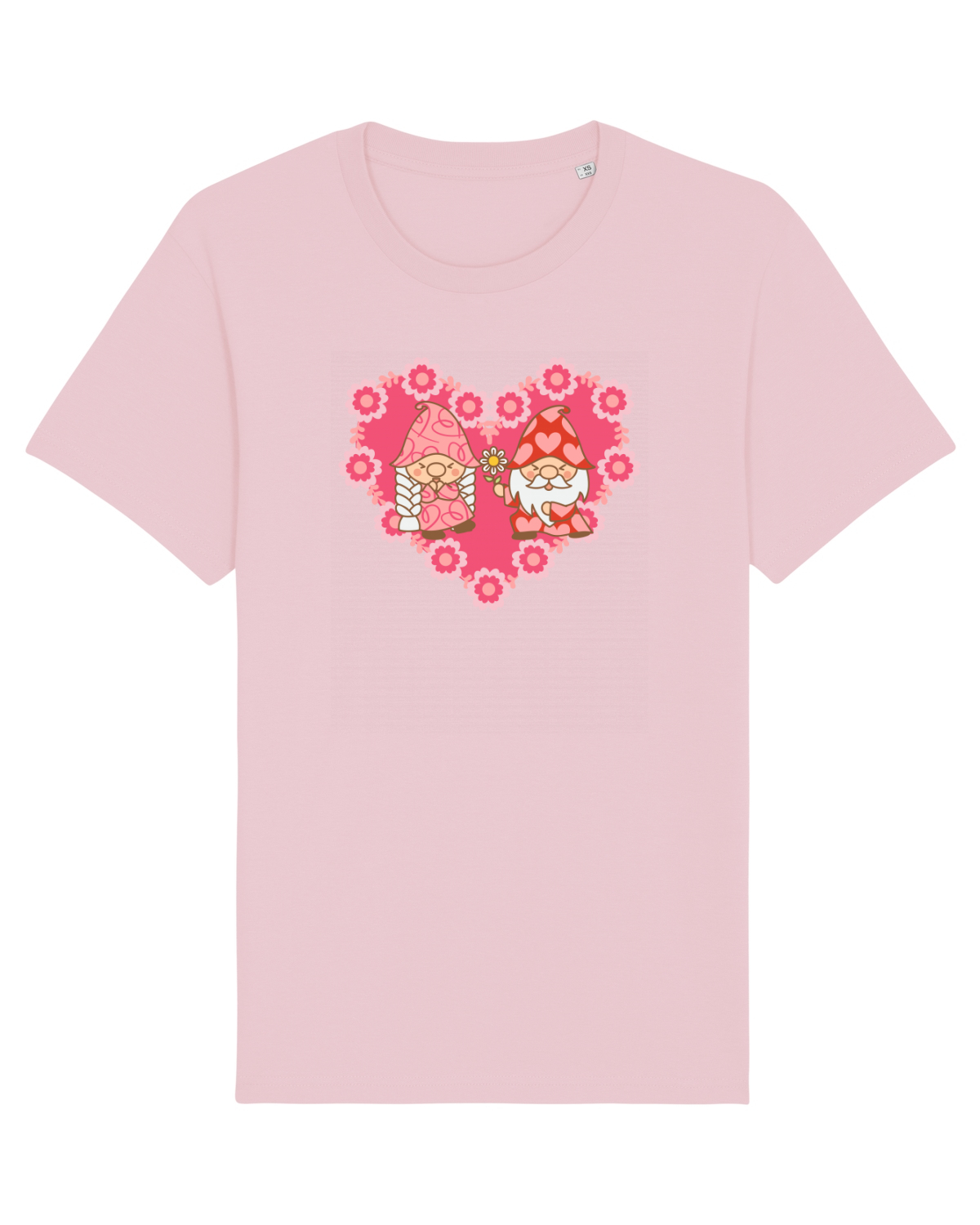 Tricou mânecă scurtă Unisex Rocker Cotton Pink