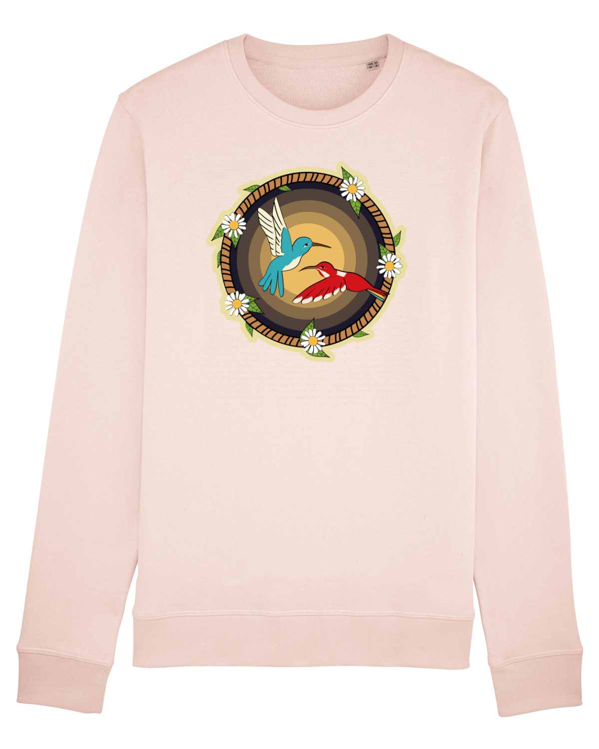 Bluză mânecă lungă Unisex Rise Candy Pink