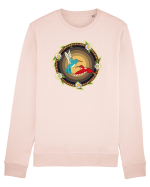 Cuplu de păsări colibri retro Bluză mânecă lungă Unisex Rise