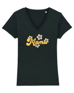 Mama Tricou mânecă scurtă guler V Damă Evoker