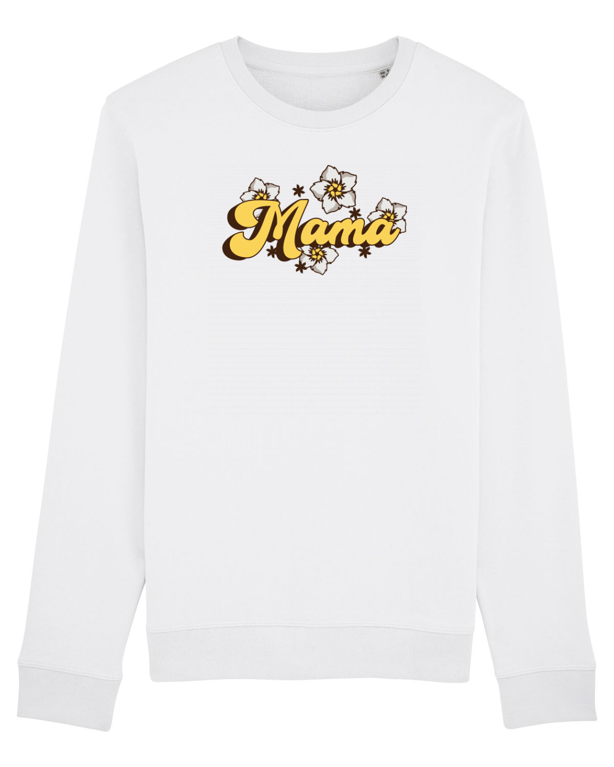 Bluză mânecă lungă Unisex Rise White