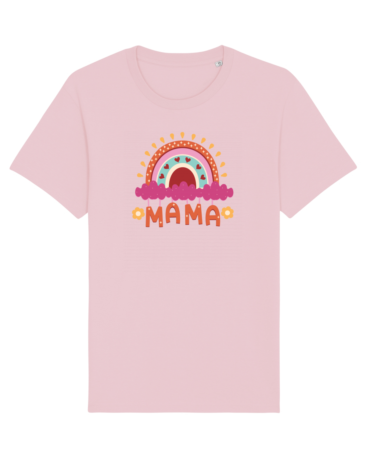 Tricou mânecă scurtă Unisex Rocker Cotton Pink
