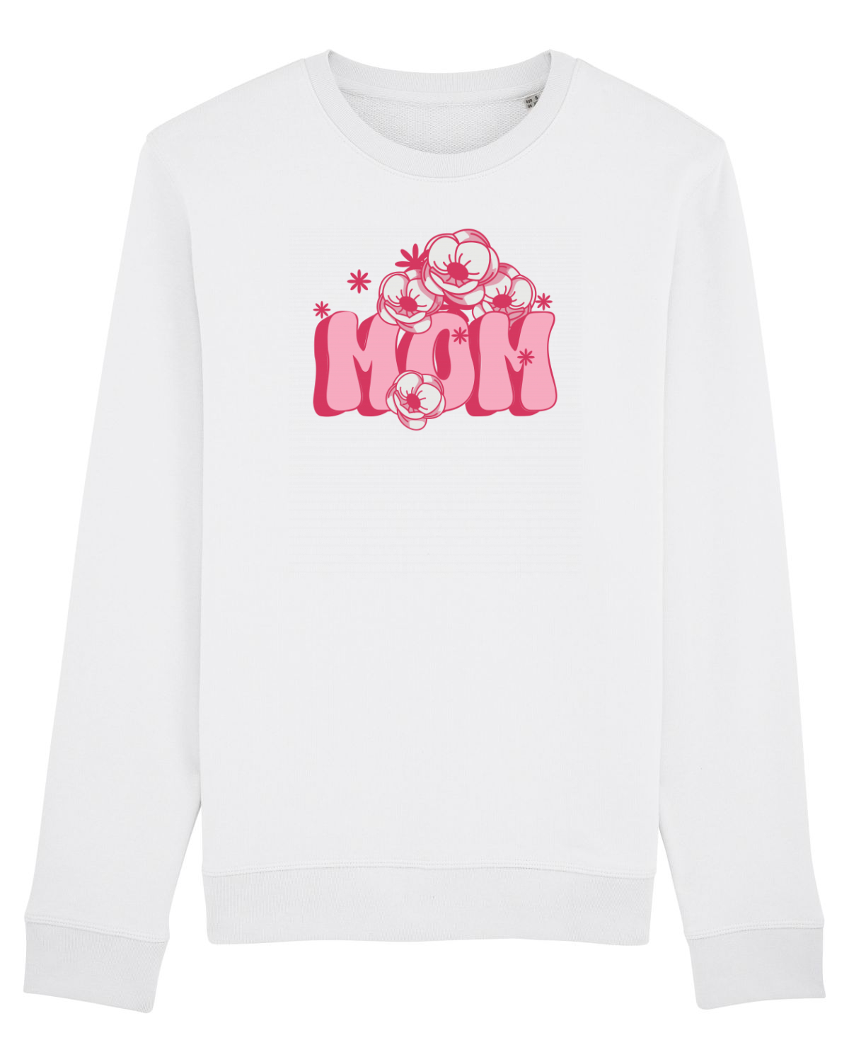Bluză mânecă lungă Unisex Rise White