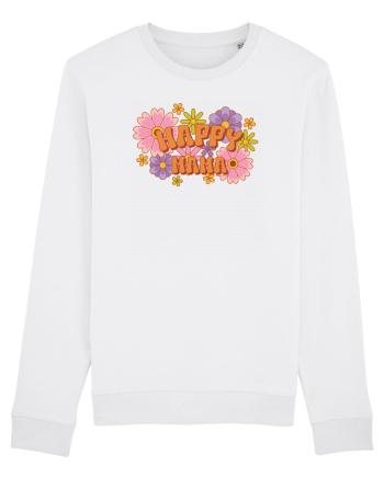 O mamă fericită retro White