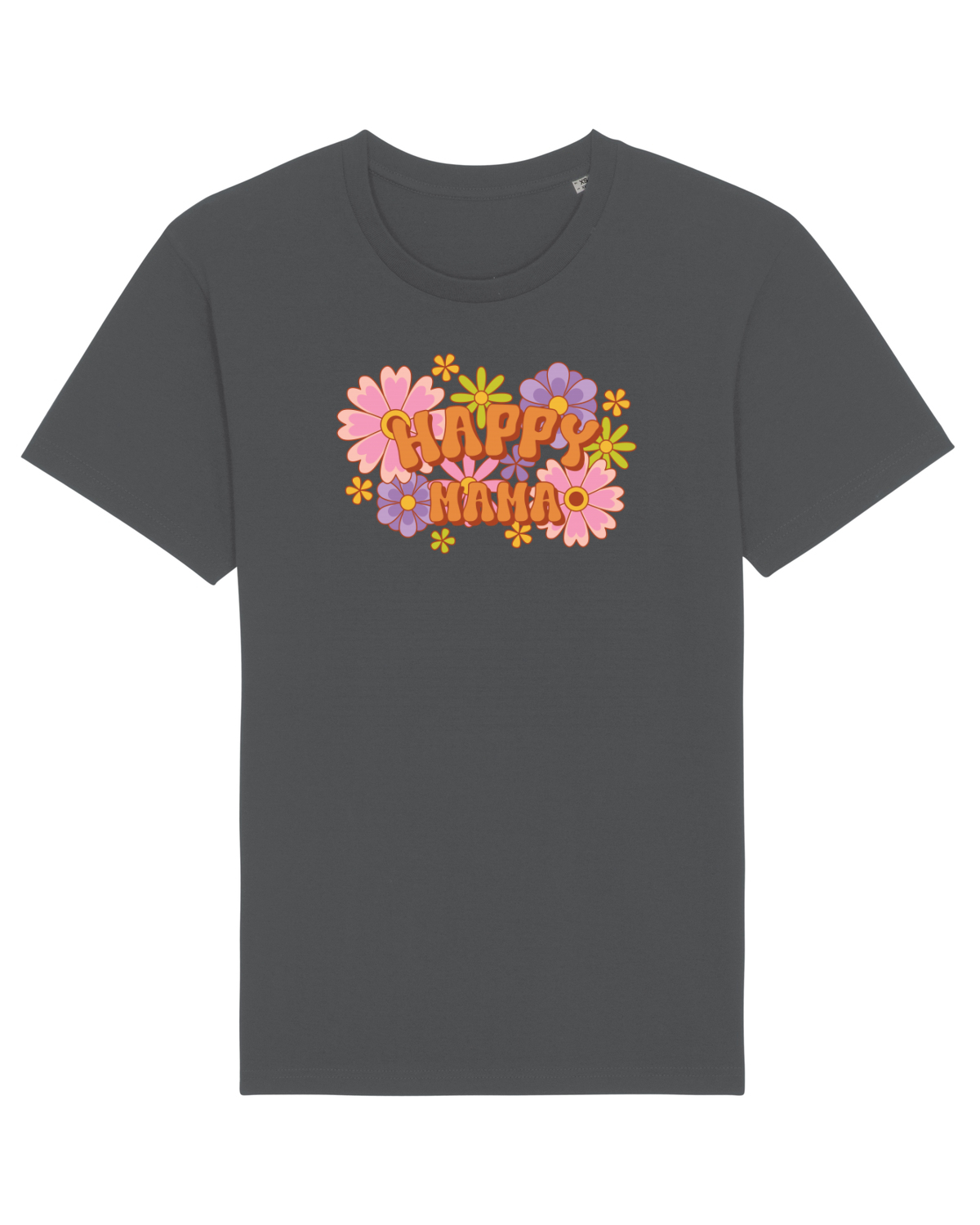 Tricou mânecă scurtă Unisex Rocker Anthracite