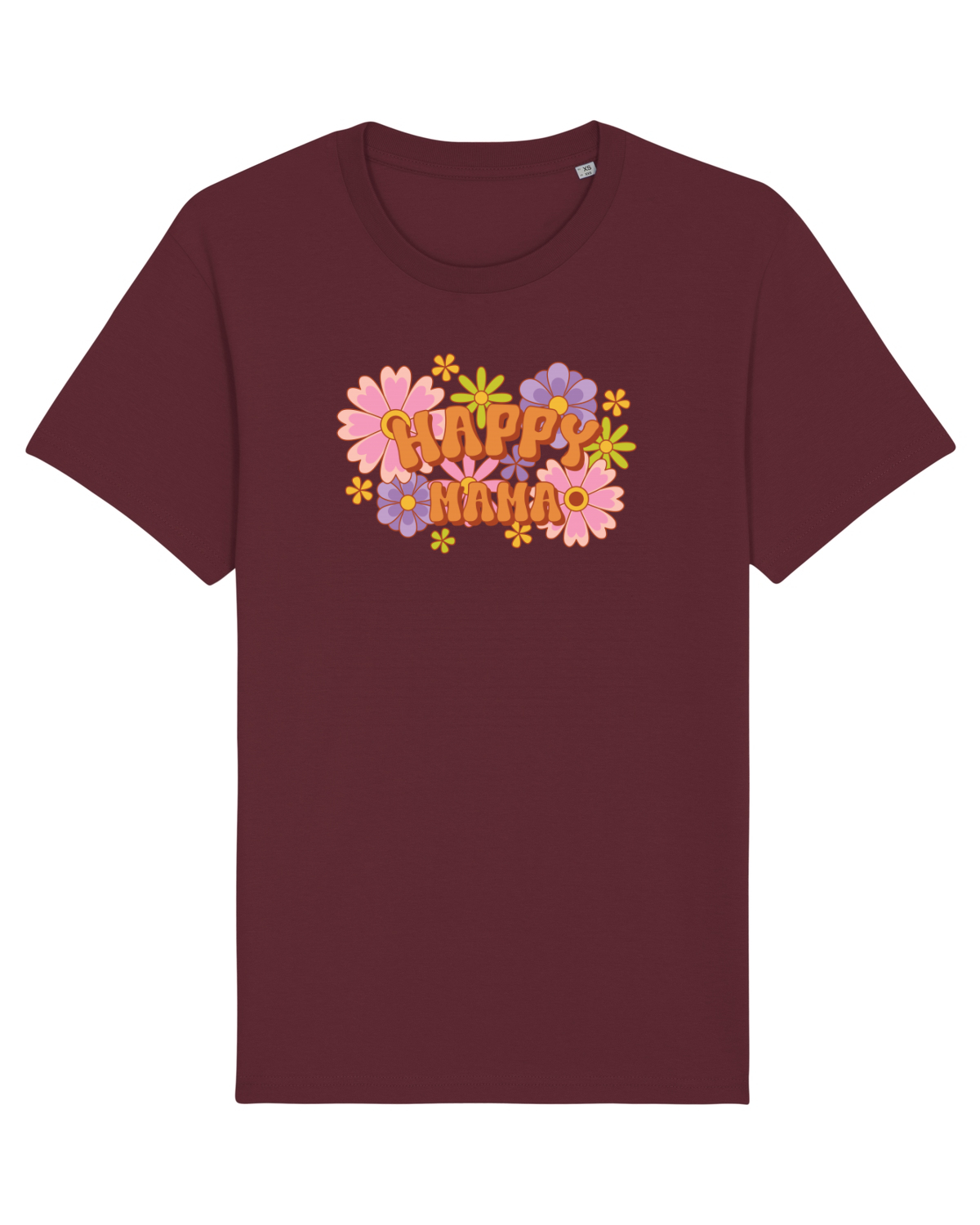 Tricou mânecă scurtă Unisex Rocker Burgundy