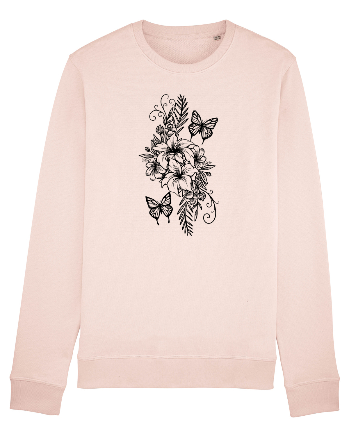Bluză mânecă lungă Unisex Rise Candy Pink