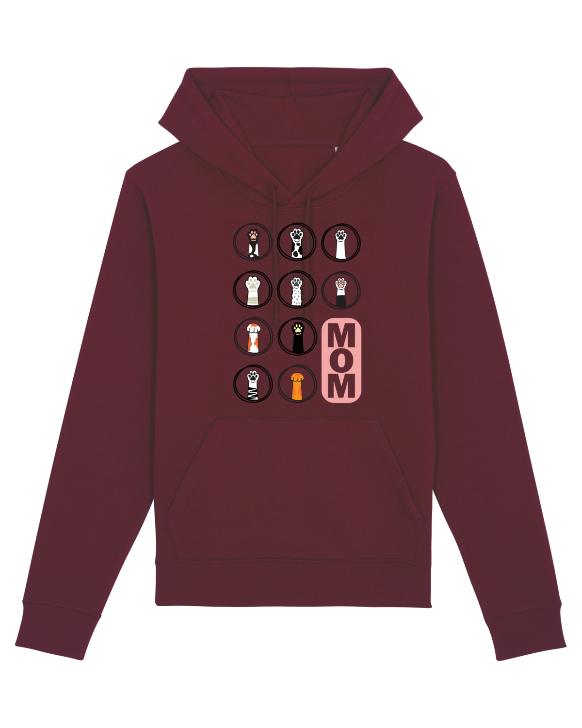 Hanorac Unisex Drummer Burgundy