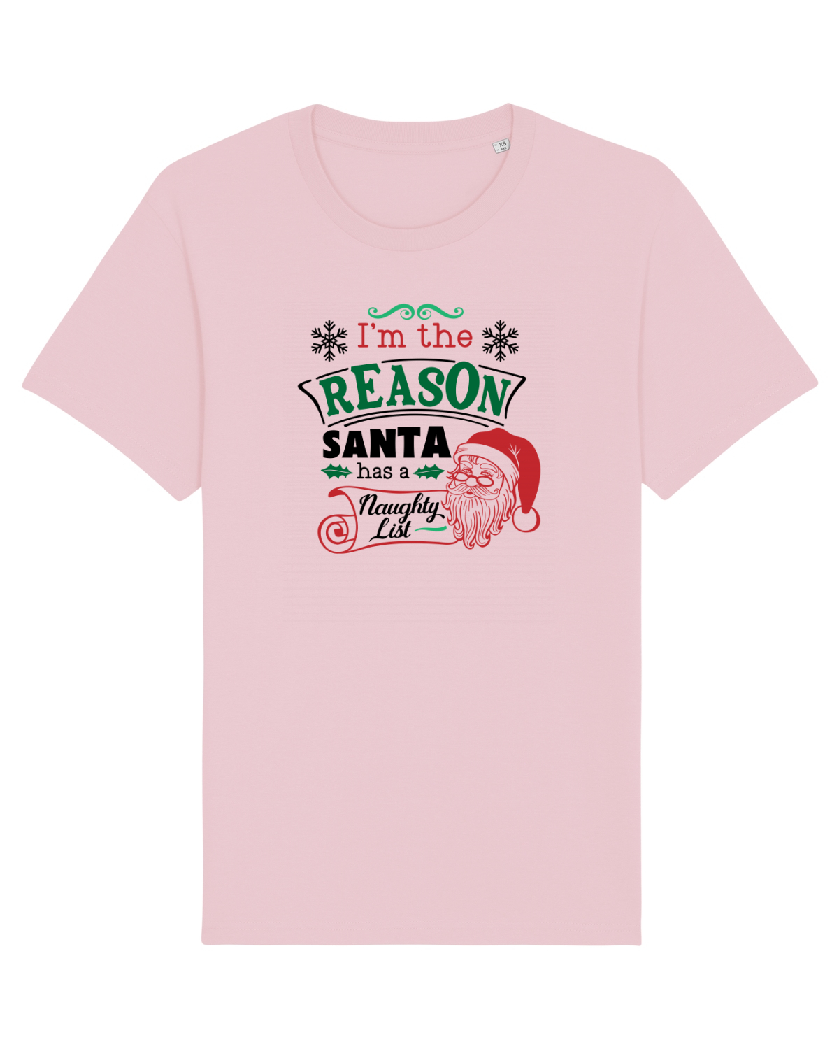 Tricou mânecă scurtă Unisex Rocker Cotton Pink