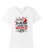 Rudolf - Lista lui Moș Crăciun Tricou mânecă scurtă guler V Bărbat Presenter
