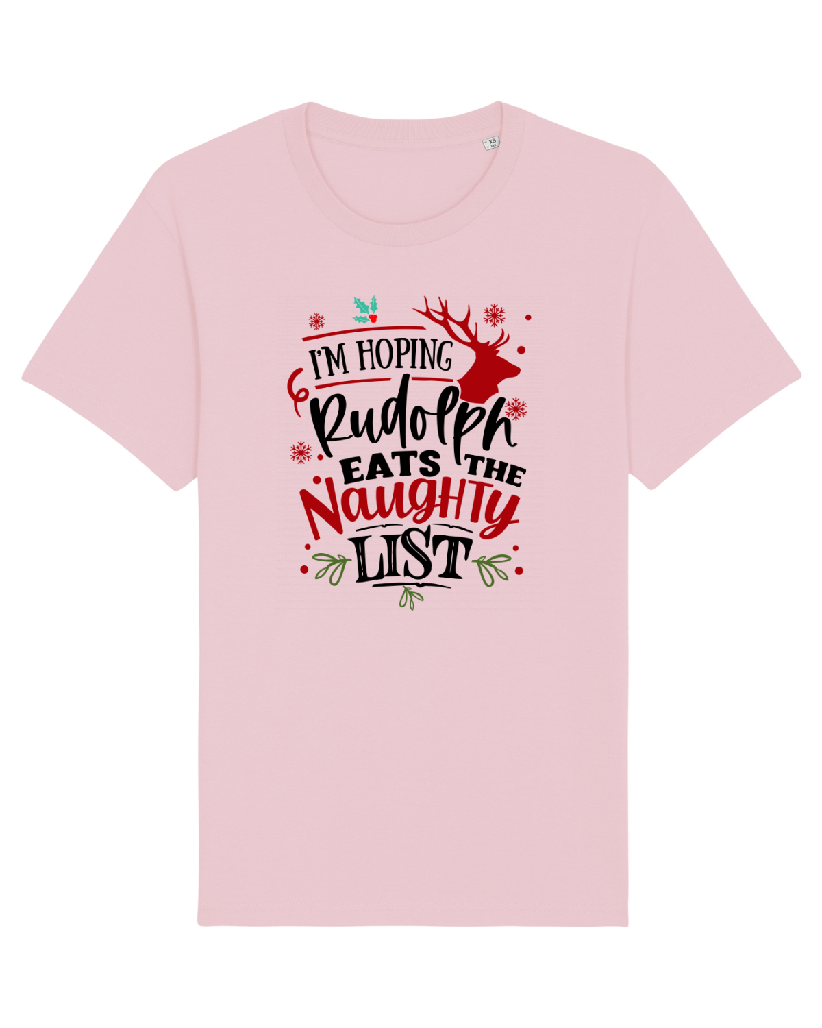 Tricou mânecă scurtă Unisex Rocker Cotton Pink