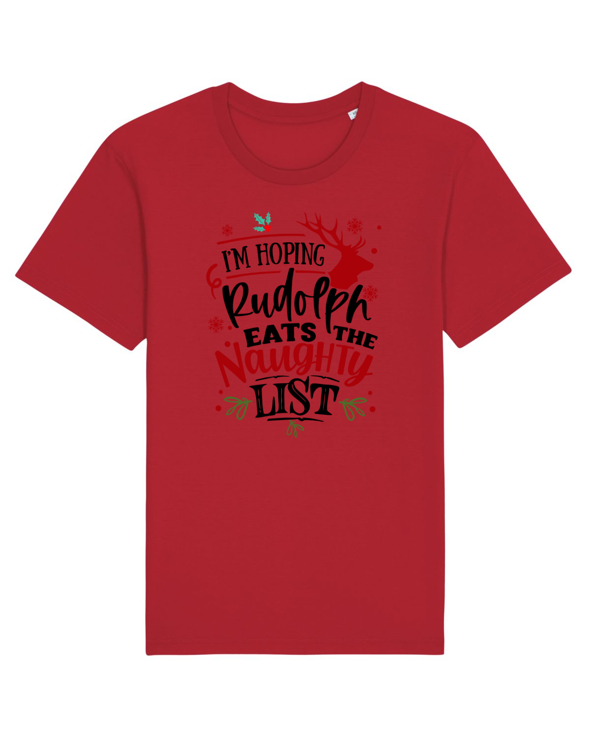 Tricou mânecă scurtă Unisex Rocker Red